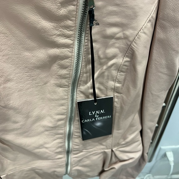 Blush colour genuine leather jacket (BNWT) - Picture 5 of 5